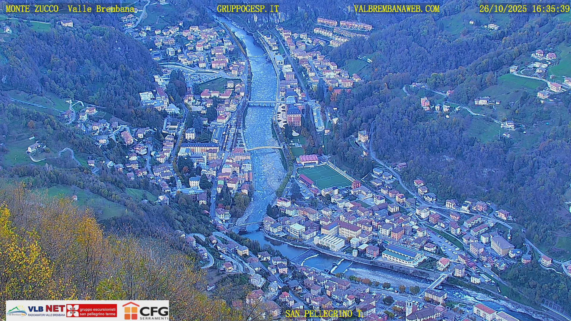 Webcam Monte Zucco – Panoramica su San Pellegrino Terme