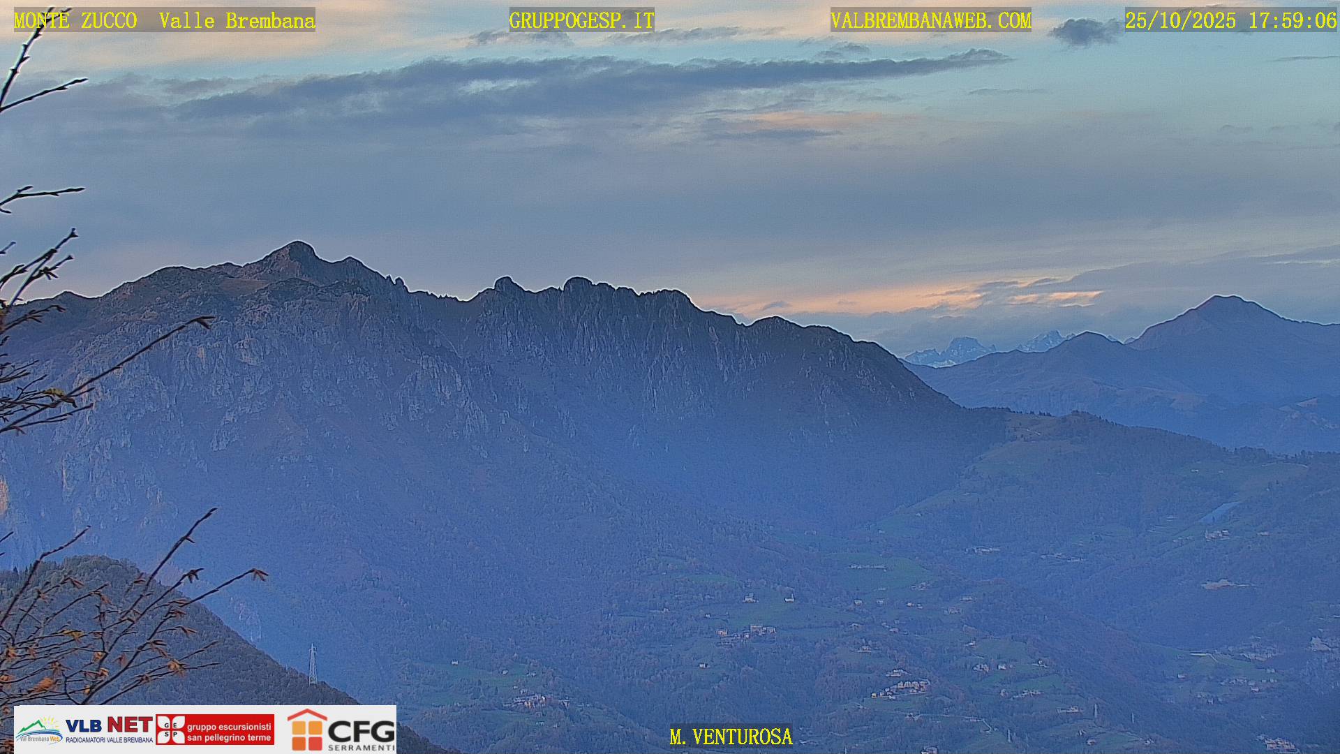 Webcam Monte Zucco – Monte Cancervo e Monte Venturosa
